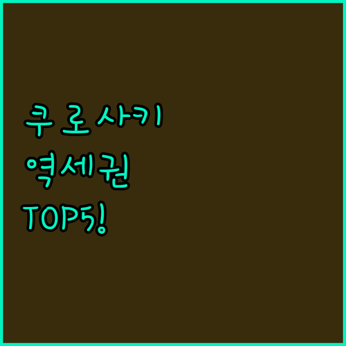 쿠로사키역 숙소 베스트 5 특징과 조식 및 주차장 이용 팁