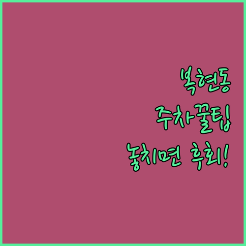 대구 북구 복현동 먹자골목 주차 스트레스 없는 식사 동선과 시간대별 전략